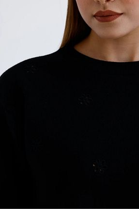بلوز مشکی زنانه رگولار monepure - کد 931536888