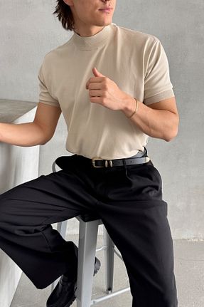 پولوشرت بژ مردانه پنبه پلی استر HYMAN - کد 931551524