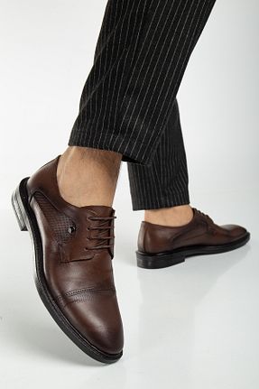 کفش کلاسیک قهوه ای مردانه پاشنه کوتاه (1 - 4 سانتی متر) Daxtors - کد 931561828