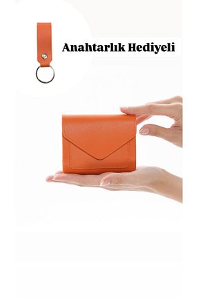 کیف پول نارنجی زنانه ابعاد کوچک Ayleen Ayz - کد 775523200