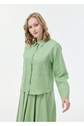 بلوز سبز زنانه ساده Armağan - کد 931593173