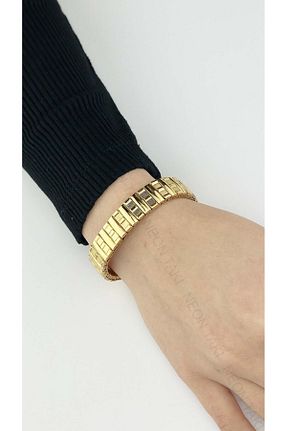 دستبند استیل (فولاد) طلائی زنانه استیل ضد زنگ Neon Takı by Atalay - کد 849378992