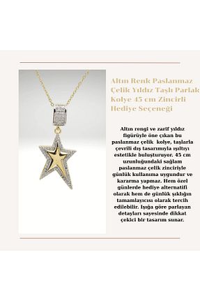گردنبند استیل ( فولاد ) رنگی زنانه استیل ضد زنگ TAKI DERYASI - کد 931606020