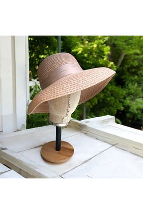 کلاه صورتی زنانه حصیر Allen Accessories - کد 928644353