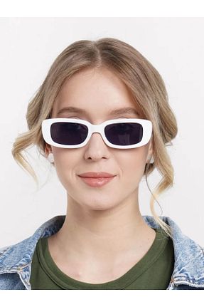 عینک آفتابی سفید زنانه UV400 STAOOM - کد 475005521