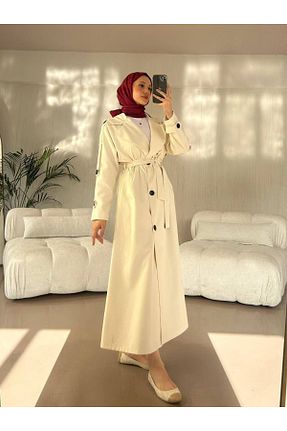 ترنچکت حجاب نباتی زنانه پلی استر TANISA - کد 931634452