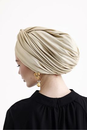 کلاه شنای حجاب طلائی زنانه ladrans - کد 848878734