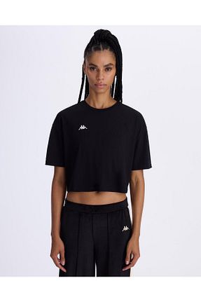 تیشرت اسپرت مشکی زنانه Relaxed Kappa - کد 857599746