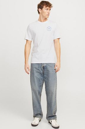 تیشرت اسپرت سفید مردانه رگولار Jack & Jones - کد 904659743