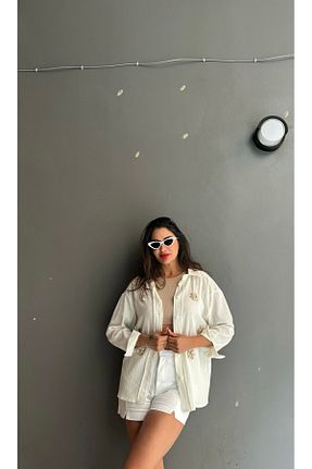 پیراهن نباتی زنانه اورسایز Butik - کد 931721979