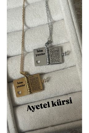 گردنبند استیل ( فولاد ) طوسی زنانه استیل (فولاد) SERENİTY AKSESUAR - کد 929693863