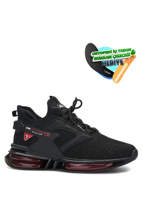 کفش اسنیکر مشکی مردانه بند دار E SPORT - کد 832947697