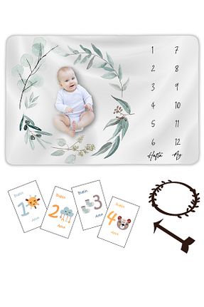 هدیه کودک سبز بچه گانه Moky Design - کد 143623239