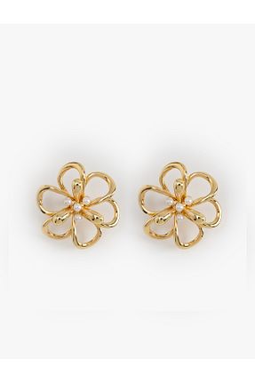 گوشواره جواهر طلائی مروارید Koton - کد 931719513