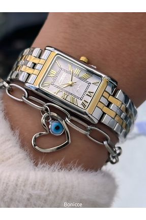 ساعت مچی زرد زنانه 36-40 میلی متر Ferrucci - کد 465964314