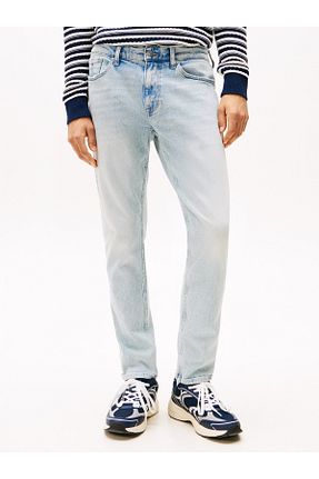 شلوار جین سرمه ای مردانه پاچه ساده Tommy Hilfiger - کد 931729100