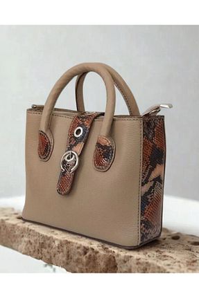 کیف دستی قهوه ای زنانه سایز متوسط Handmade - کد 39473115