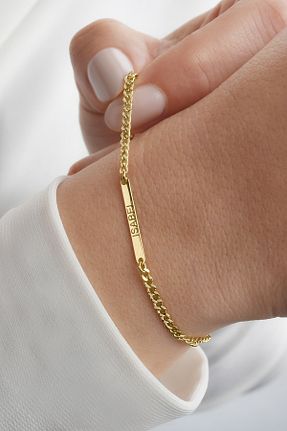 دستبند نقره طلائی زنانه 925 عیار Nox Jewelry - کد 931491683