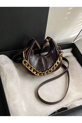 کیف دستی قهوه ای زنانه ابعاد کوچک Mojeva - کد 931730952