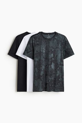رکابی اسپرت سبز مردانه H&M - کد 931818507