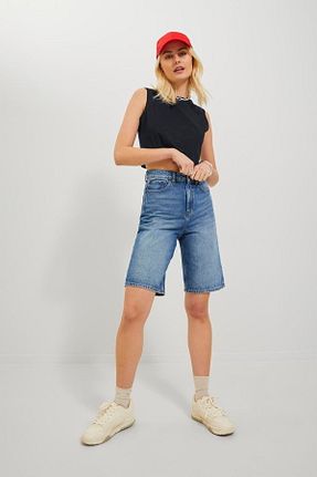 تیشرت مشکی زنانه یقه دوچرخه Jack & Jones - کد 931844582