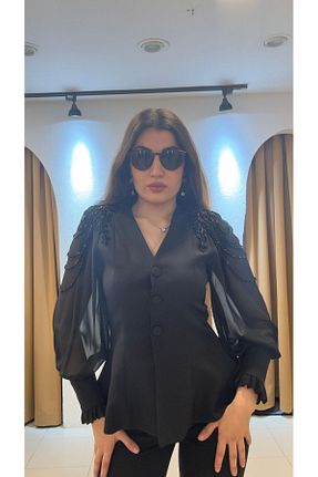 کت مشکی زنانه SUNAYBUTİK - کد 931844285