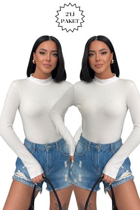 بادی متالیک زنانه یقه ماهیگیر Lunamiratto - کد 896674702