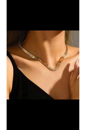 گردنبند استیل ( فولاد ) زرد استیل ضد زنگ stainless steel - کد 931875345
