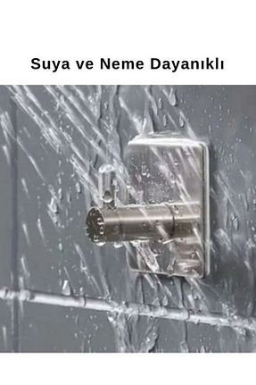 آویز حمام طوسی bermega - کد 930636172