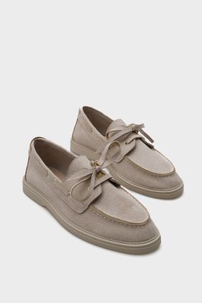 کفش لوفر بژ زنانه چرم مصنوعی Capone Outfitters - کد 921175734