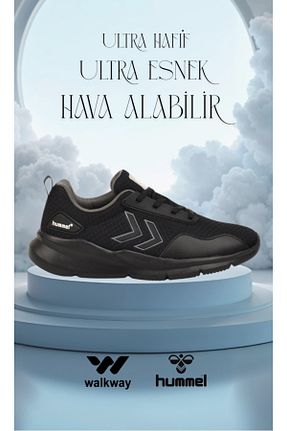 کفش اسنیکر مشکی زنانه بند دار hummel - کد 924198004