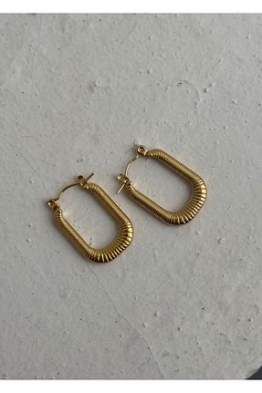 گوشواره استیل (فولاد) طلائی استیل (فولاد) KİLİGİSTANBUL - کد 931888903