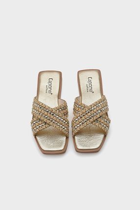 دمپائی طلائی زنانه حصیر Capone Outfitters - کد 920767182