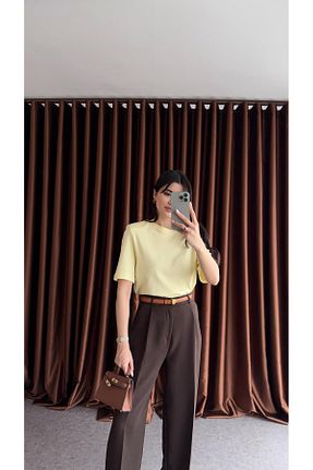 تیشرت رنگی زنانه رگولار HAZELANNA - کد 931902553