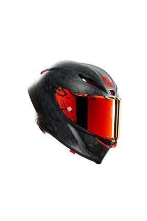 کلاه ایمنی موتور سواری مشکی Açık Kasklar AGV - کد 905272891