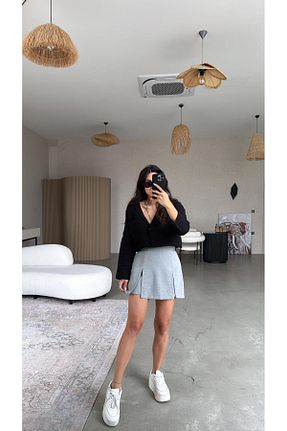 دامن رنگی زنانه بافتنی Buket Teke - کد 931905392
