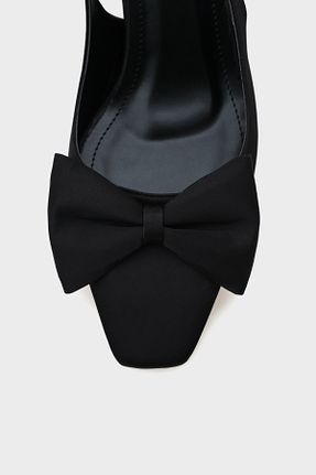 کفش پاشنه بلند کلاسیک مشکی زنانه ساتن Capone Outfitters - کد 899251221