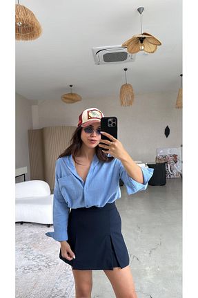 دامن رنگی زنانه بافتنی Buket Teke - کد 931905278