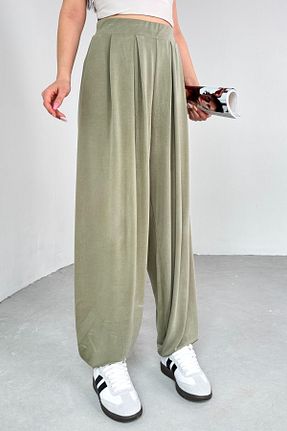 شلوار خاکی زنانه پنبه ای Cappmoda - کد 931908345
