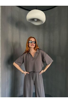 ست بالاتنه و پائین تنه رنگی زنانه رگولار Cappmoda - کد 932979724