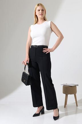 شلوار مشکی زنانه پنبه ای MHT STORE - کد 931958062