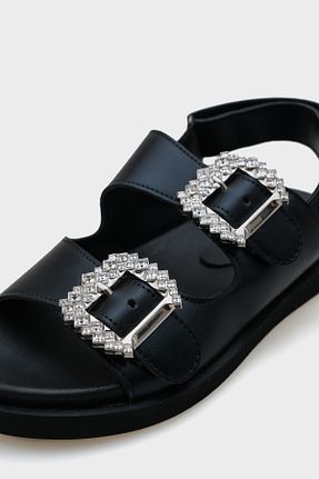 صندل متالیک زنانه پاشنه تخت Capone Outfitters - کد 920759106