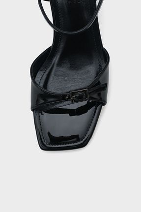 صندل مشکی زنانه پاشنه نازک Capone Outfitters - کد 899930283