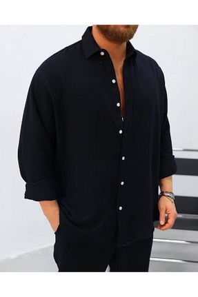 ست بالاتنه و پائین تنه مشکی مردانه بافتنی OKSHEN - کد 931966297