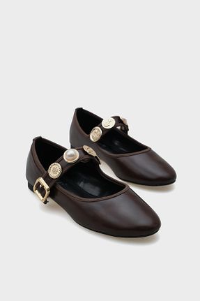 بابت قهوه ای زنانه چرم مصنوعی Capone Outfitters - کد 875144936
