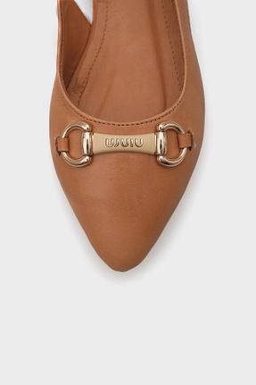 بابت قهوه ای زنانه چرم خالص Capone Outfitters - کد 798140228