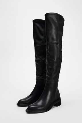 چکمه مشکی زنانه پاشنه کوتاه (1 - 4 سانتی متر) Butik - کد 931984661