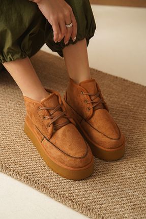 بوت / نیم بوت قهوه ای زنانه جیر Capone Outfitters - کد 867620289
