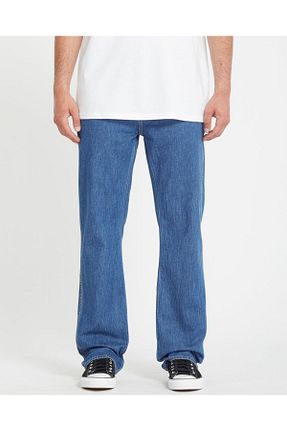 شلوار جین آبی مردانه پاچه ساده Volcom - کد 931990845