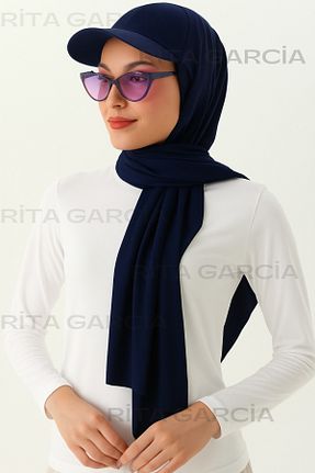 کلاه شنای حجاب سرمه ای زنانه Ritagarcia - کد 931992949